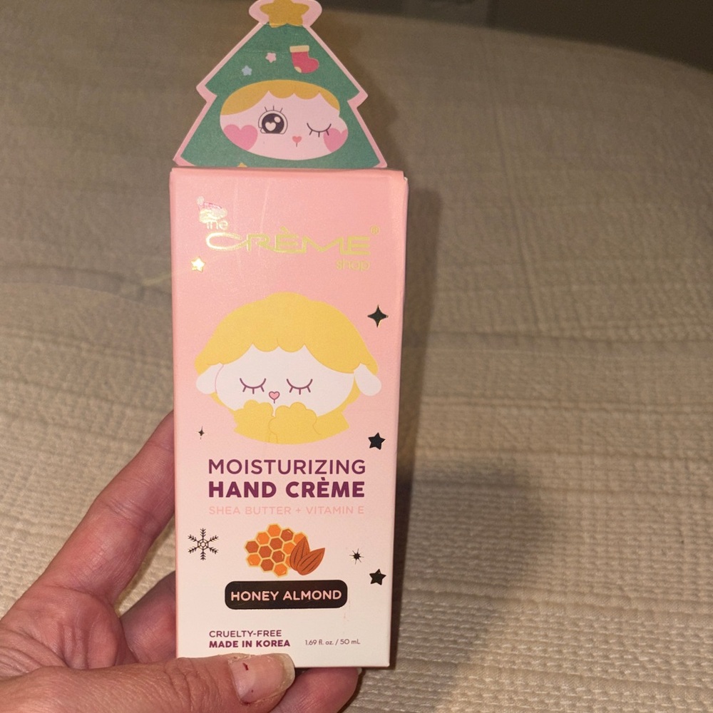 Crème Shop Pink Moisturizing Hand Crème.